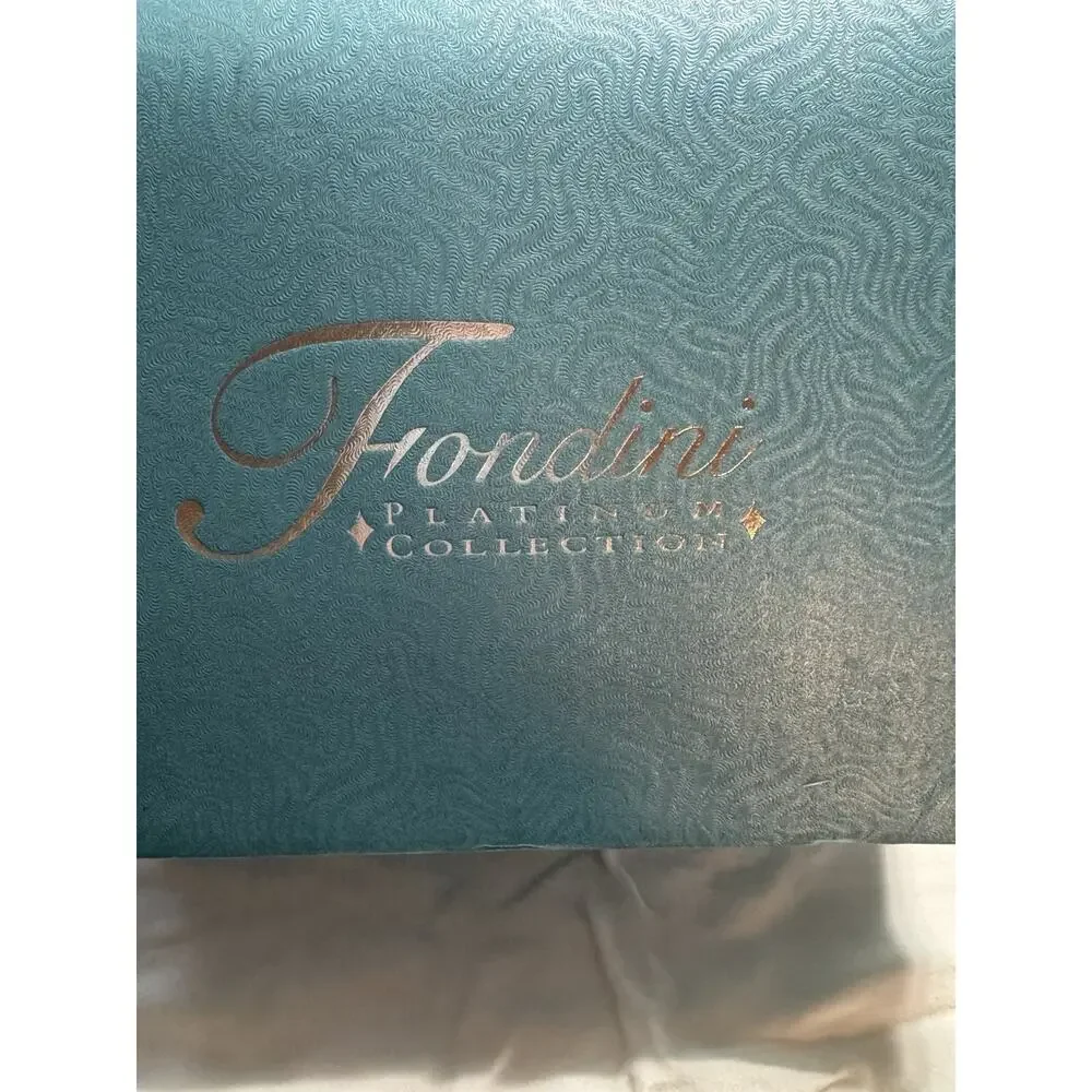 Gently Preowned Fondini Platinum Collection 5 Interchangeable Strap Face Blue